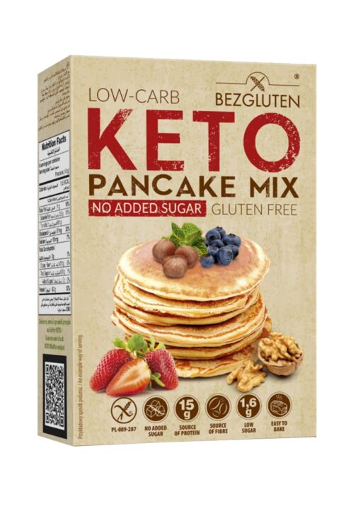KETO PANCAKE MIX PA GLUTEN 10/150GR